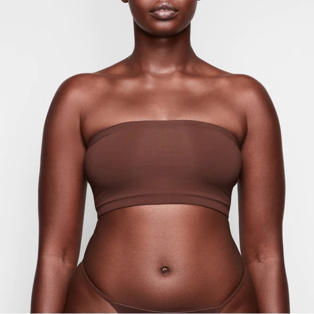 SKIMS NWT Fits Everybody Bandeau | Large | Cocoa